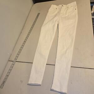 Levis Mile High Super Skinny Jeans 24 Womens White Denim